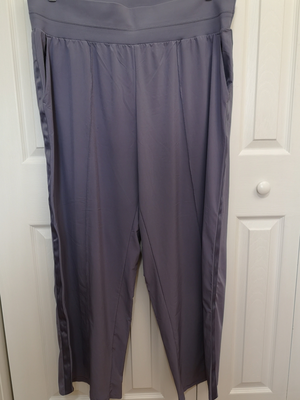 Athleta Nolita Wide Leg Pants — Lavender Gray Size 20